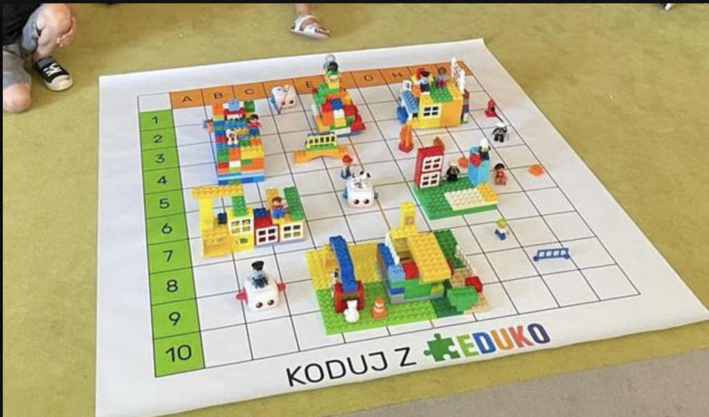 Mata do kodowania "Koduj z EDUKO" | Duża mata 120x125cm -