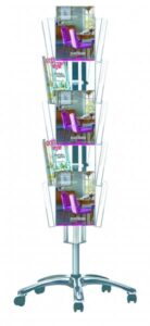 Stojak na broszury Multiside 3-stronny mobilny - TABLICE