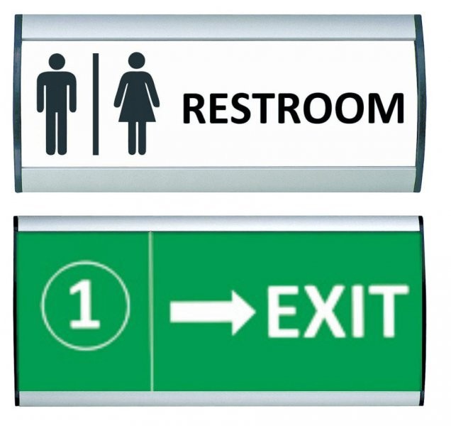 Tabliczka ścienna Convex (300x105 mm) 3 Tabliczka ścienna Convex (300x105 mm) -