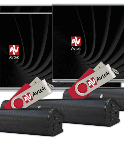 Zestaw 3x monitor interaktywny Avtek TS 8 Easy 65 + 3x avtek soundbar 2.1 ver. 2 + 3x klucz aktywujący Android TS 8 Easy
