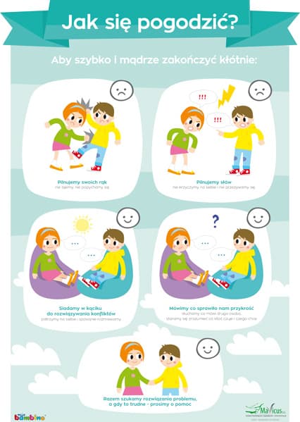Plakat ,,Jak się pogodzić?" 3 Plakat ,,Jak się pogodzić?" -
