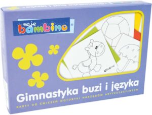 Gimnastyka buzi i języka. Karty do ćwiczeń motoryki narządów artykulacyjnych -