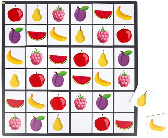 Sudoku dwustronne 6 x 6 - owoce i ptaki 3 Sudoku dwustronne 6 x 6 - owoce i ptaki -