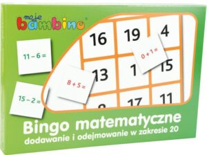 Bingo dodawanie i odejmowanie w zakresie 20 - Gry edukacyjne