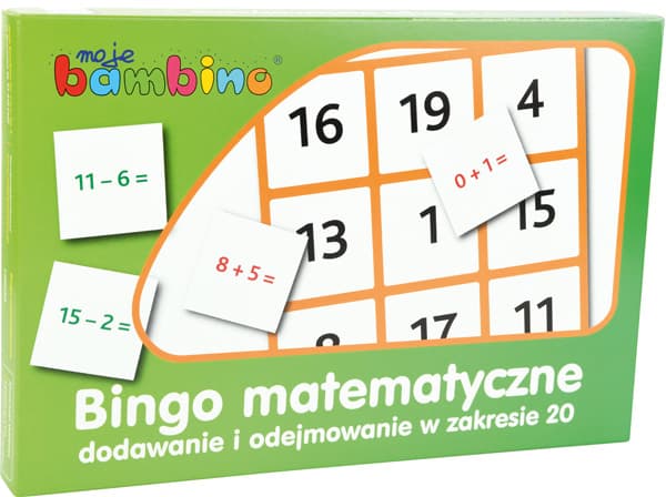 Bingo dodawanie i odejmowanie w zakresie 20 3 Bingo dodawanie i odejmowanie w zakresie 20 -