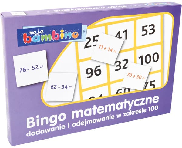 Bingo dodawanie i odejmowanie w zakresie 100 3 Bingo dodawanie i odejmowanie w zakresie 100 -