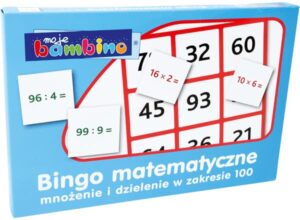 Bingo mnożenie i dzielenie w zakresie 100 - Gry edukacyjne