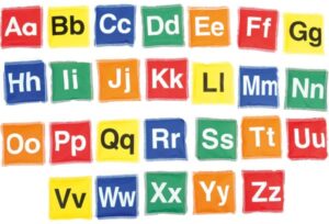 Woreczki z grochem - alfabet - Gry edukacyjne