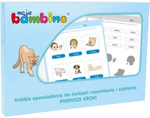 Krótkie opowiadania do ćwiczeń rozumienia i czytania. PIERWSZE KROKI - Gry edukacyjne