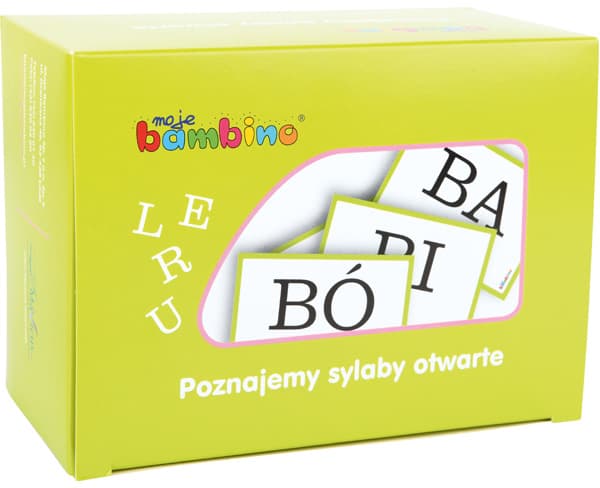 Poznajemy sylaby otwarte 3 Poznajemy sylaby otwarte -