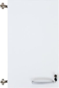 Drzwi Grande średnie z zamkiem do szafek wiszących wąskich M, 1 szt. lewe - białe - Grande