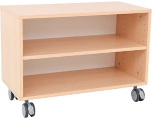 Regał Grande mobilny szeroki - klon -