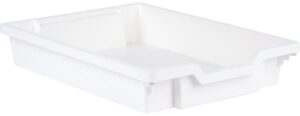 Pojemnik płytki 1 - Biały