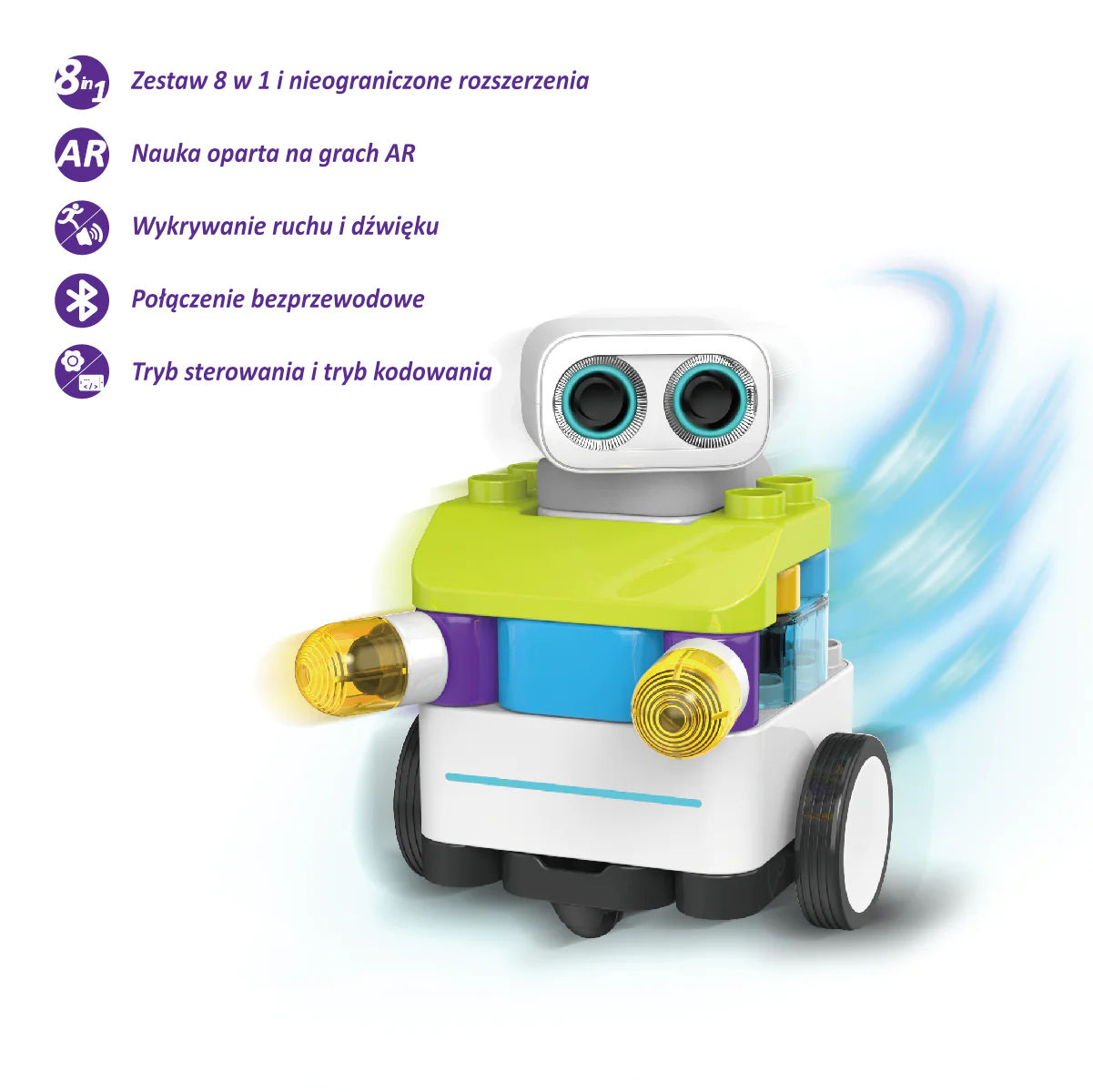 Botzees Classic Robot Modularny 8 w 1 - Pakiet Edukacyjny 7 Botzees Classic Robot Modularny 8 w 1 - Pakiet Edukacyjny -