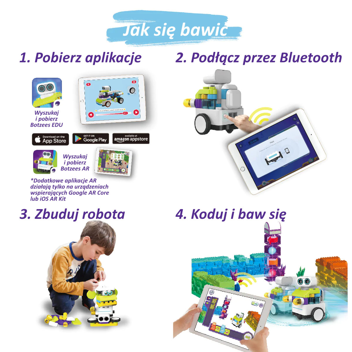 Botzees Classic Robot Modularny 8 w 1 - Pakiet Edukacyjny 10 Botzees Classic Robot Modularny 8 w 1 - Pakiet Edukacyjny -