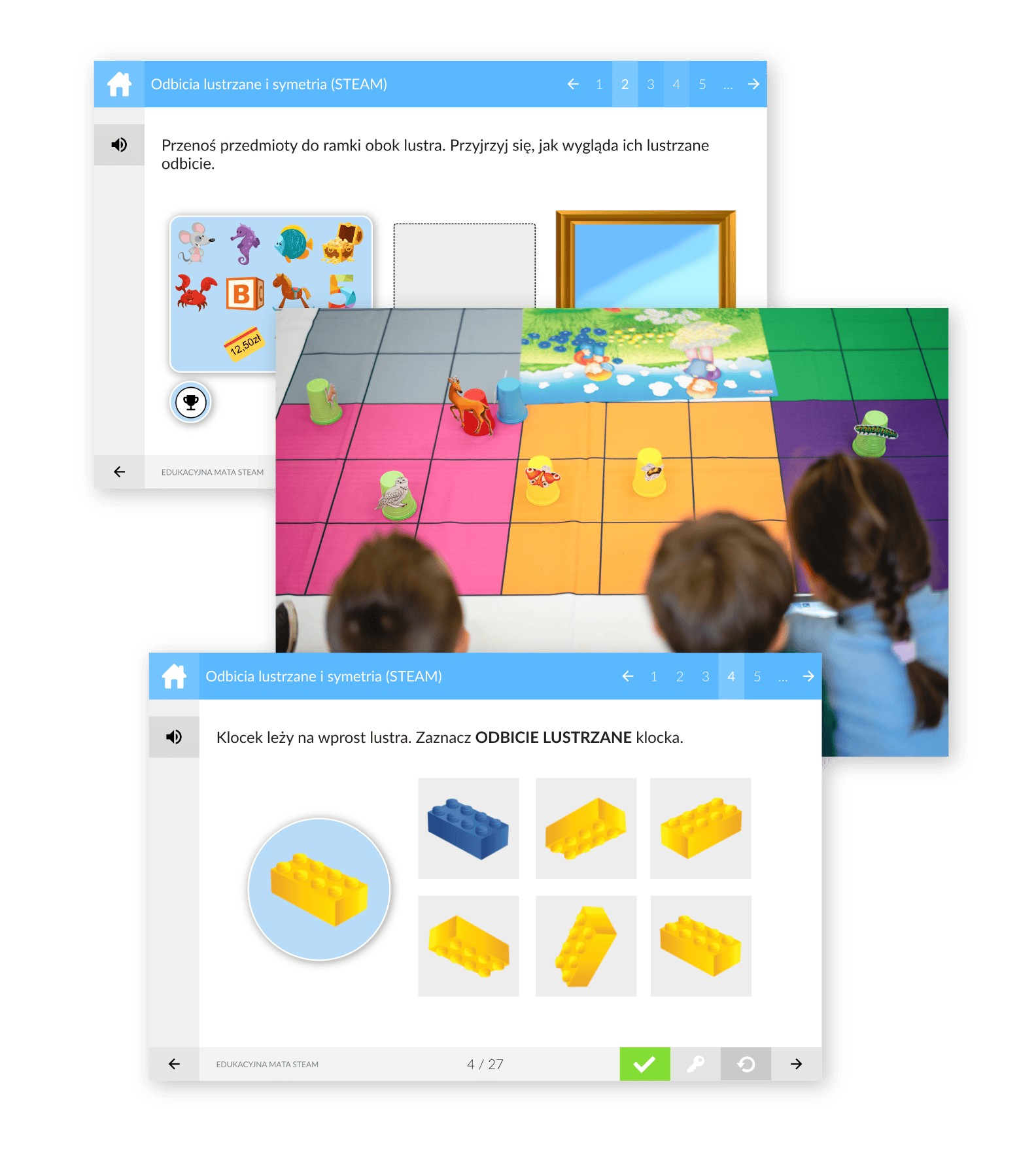 Edukacyjna Mata STEAM z interaktywną obudową cyfrową 3 Edukacyjna Mata STEAM z interaktywną obudową cyfrową