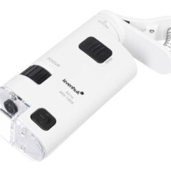 Mikroskop kieszonkowy Levenhuk ZC14 80X-120X z klipsem do smartfona.