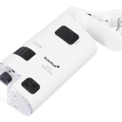 Mikroskop kieszonkowy Levenhuk ZC16 z powiększeniem 100x-150x i uchwytem do smartfona.