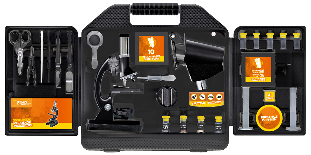 Mikroskop Bresser National Geographic 300x-1200x (z walizką) 4 Mikroskop Bresser National Geographic 300x-1200x (z walizką) -