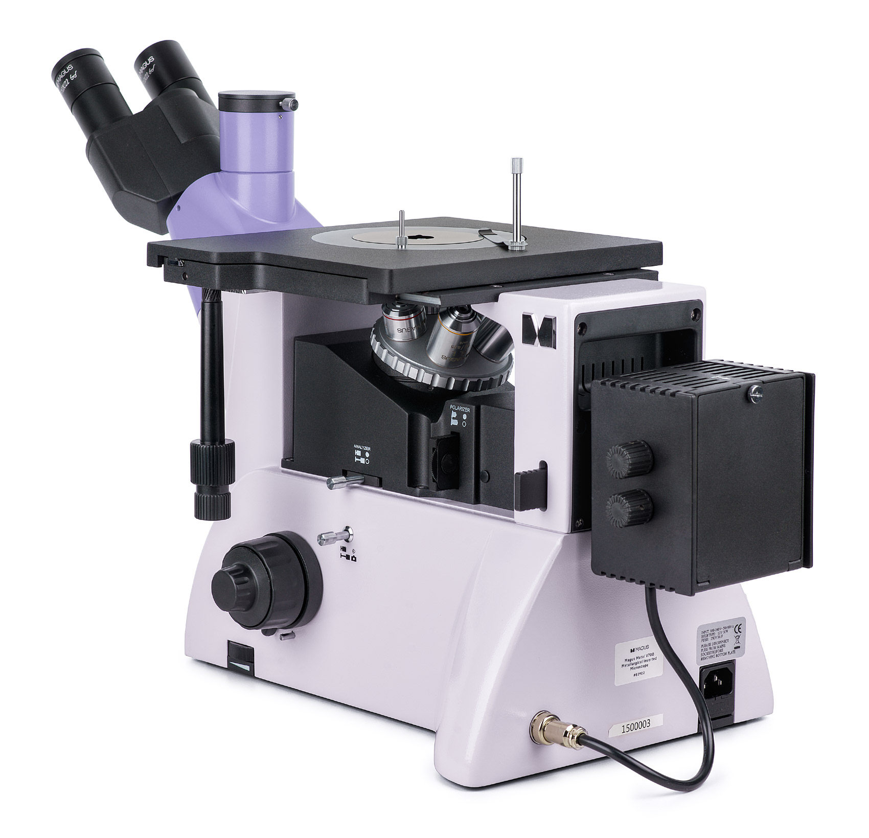 Mikroskop metalograficzny odwrócony Magus Metal V700