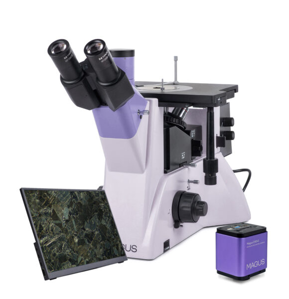 Odwrócony mikroskop metalurgiczny cyfrowy MAGUS Metal VD700 BD LCD