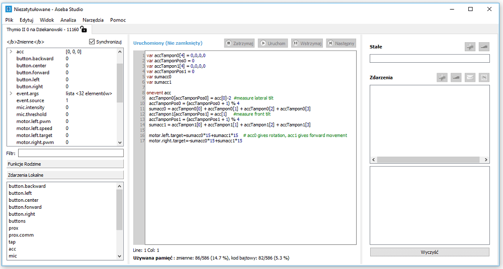 Zestaw szkolny z 6 robotami Thymio -