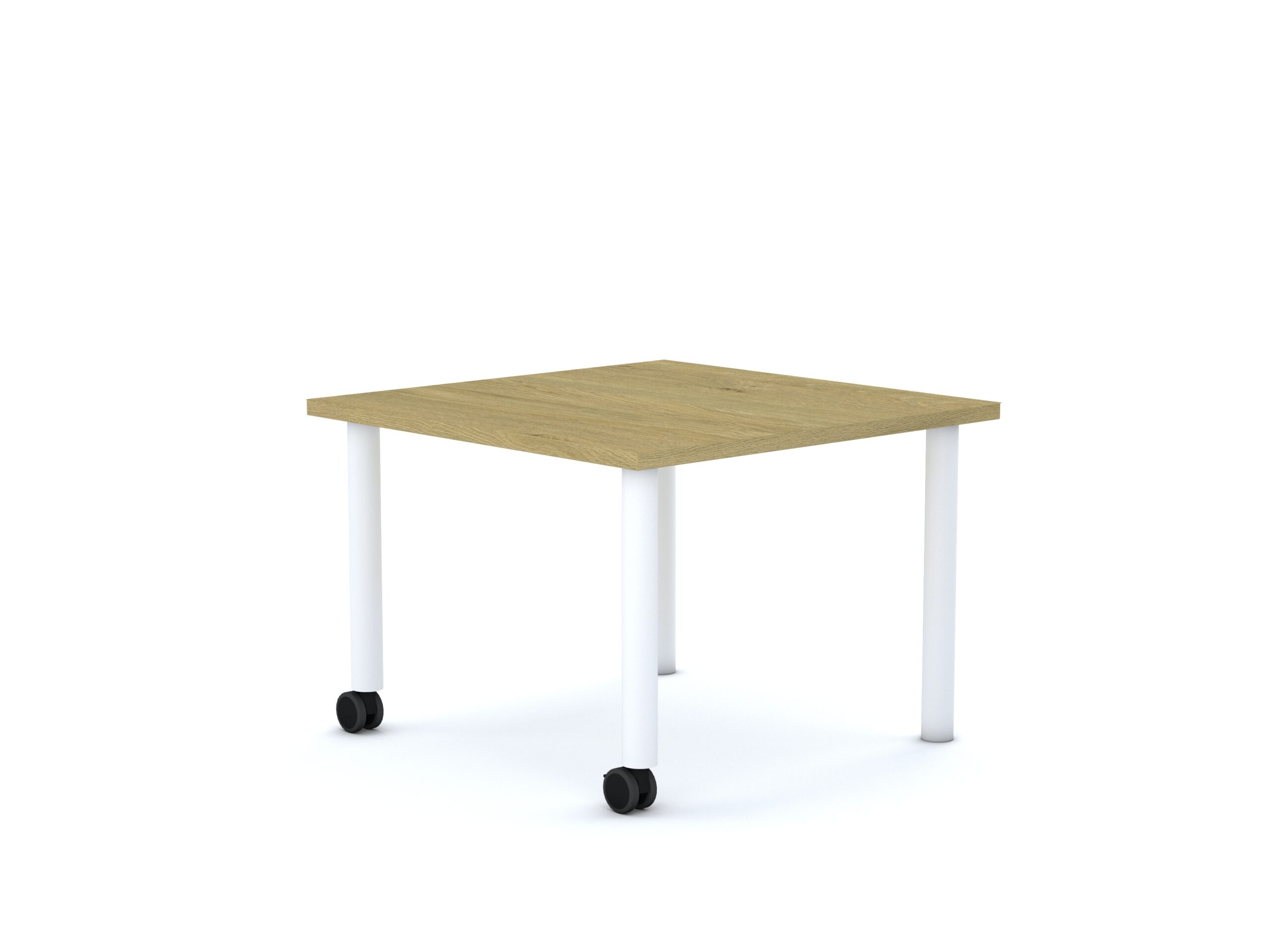 Stół MOVE Kwadrat 750x750 stelaż biały/blat dąb rozmiar 4 2 Stół MOVE Kwadrat 750x750 stelaż biały/blat dąb rozmiar 4 -