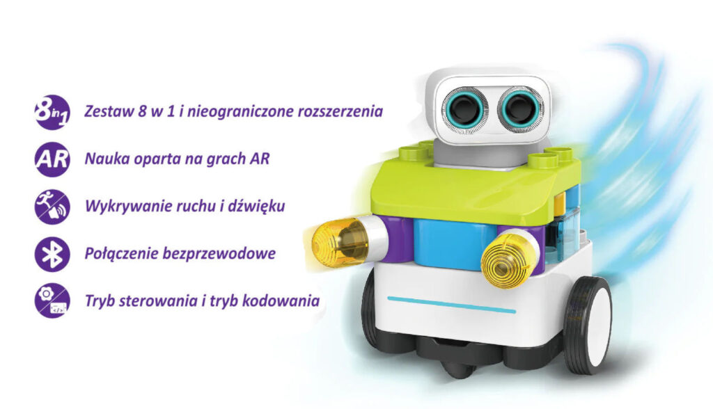 Botzees Classic Robot Modularny 8 w 1 - Pakiet Edukacyjny -