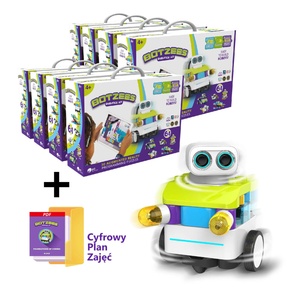 Botzees Classic Robot Modularny 8 w 1 - Pakiet Edukacyjny -