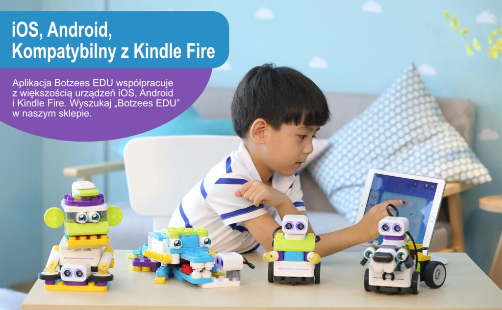 Zestaw 2 x Tablet Lenovo + 4 zestawy do nauki kodowania w przedszkolu Botzees -