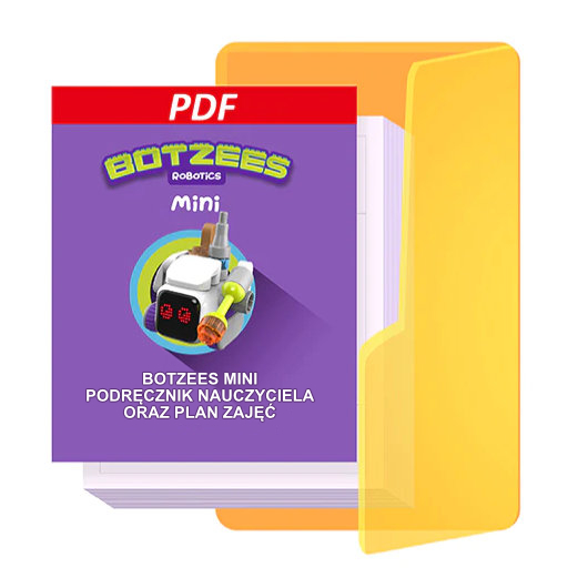 Plik PDF: Botzees Mini – podręcznik nauczyciela oraz plan zajęć.