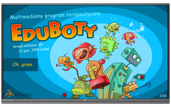 Eduboty - aplikacja terapeutyczna na monitory interaktywne (Android) 4 Eduboty - aplikacja terapeutyczna na monitory interaktywne (Android) -