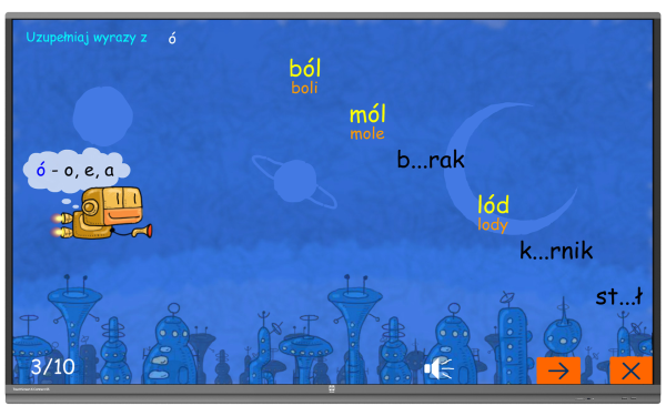Eduboty - aplikacja terapeutyczna na monitory interaktywne (Android) 5 Eduboty - aplikacja terapeutyczna na monitory interaktywne (Android) -