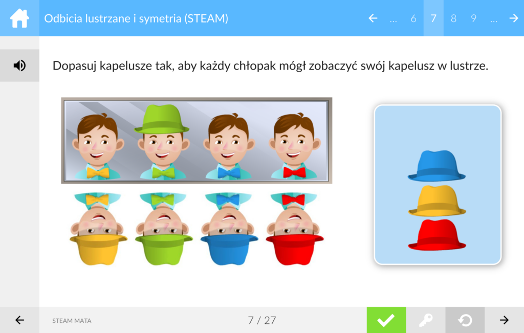 Edukacyjna Mata STEAM z interaktywną obudową cyfrową -