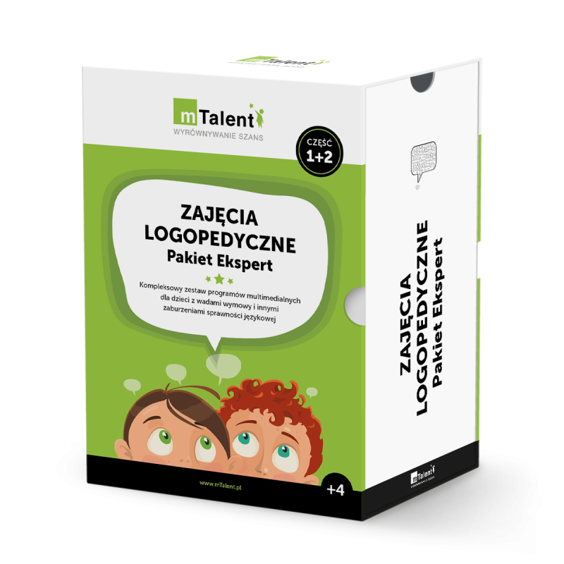 mTalent Zajęcia logopedyczne - Pakiet EKSPERT -