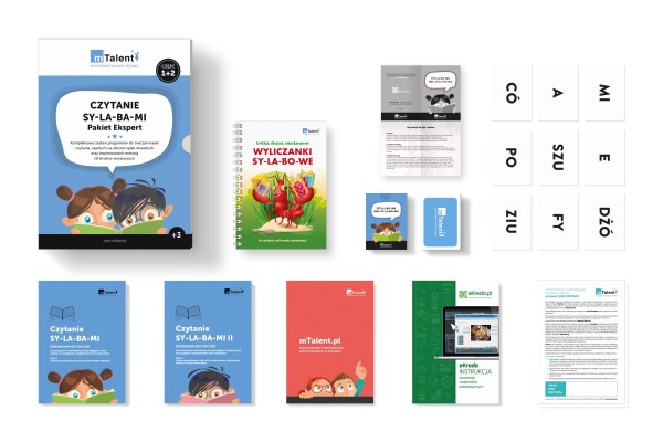 mTalent Czytanie SY-LA-BA-MI (Pakiet Ekspert) -