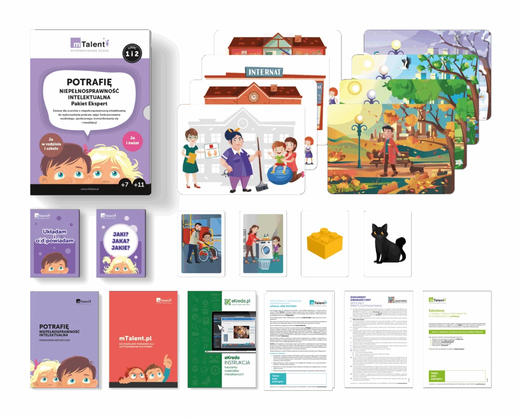mTalent Potrafię. Niepełnosprawność intelektualna Pakiet Ekspert (cz. 1 i cz. 2) -