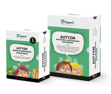 mTalent Autyzm. Rozumienie i naśladowanie mowy + Autyzm. Mowa w kontekście społecznym cz. 1 -