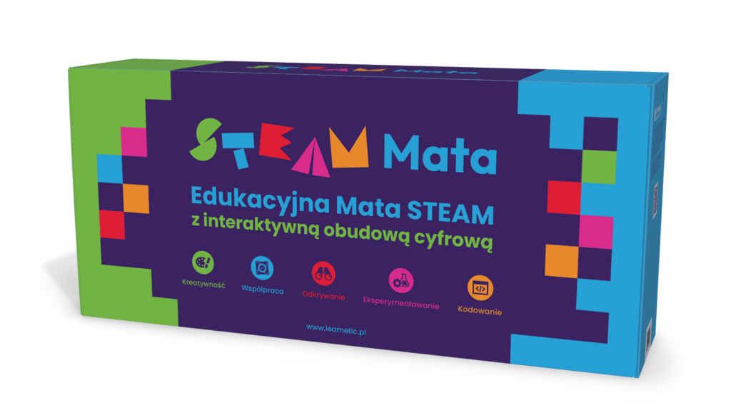 Edukacyjna Mata STEAM z interaktywną obudową cyfrową -