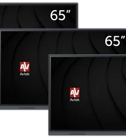 Zestaw 3x monitor interaktywny Avtek TS 8 Mate 65 + 3x Avtek Soundbar 2.1 ver.2