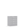 Szafa Blox Base 70 2P 4S 706x466x813 korpus szary/4x szuflada szara -