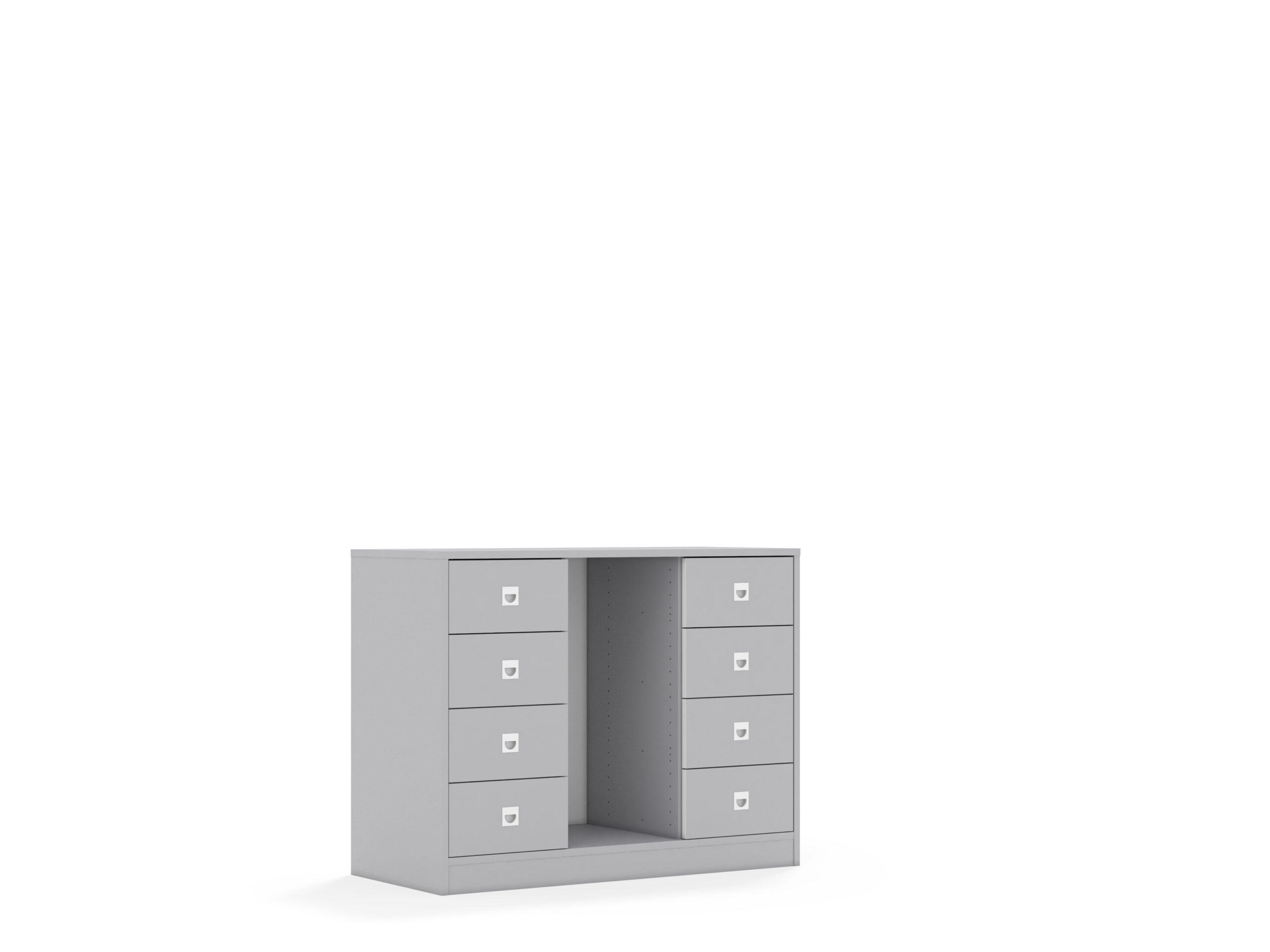 Regał na pojemniki Blox Base 110 2PG 8SB 1049x466x813 korpus szary/8x szuflada szara 3 Regał na pojemniki Blox Base 110 2PG 8SB 1049x466x813 korpus szary/8x szuflada szara -