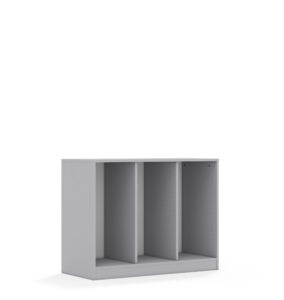 Regał na pojemniki Blox Base 110 2PG 1049x466x813 korpus szary - płyta HDF