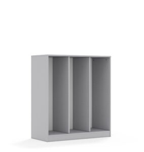 Regał na pojemniki Blox Base 110 3PG 1049x466x1165 korpus szary - płyta HDF