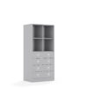 Regał Blox Base 70 4PP 8SB 706x466x1517 korpus szary/8x szuflada szara -