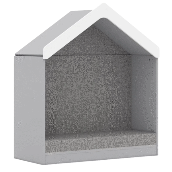 Domek tapicerowany 110 2P z daszkiem 1049x466x1223 korpus szary - Seria BLOX