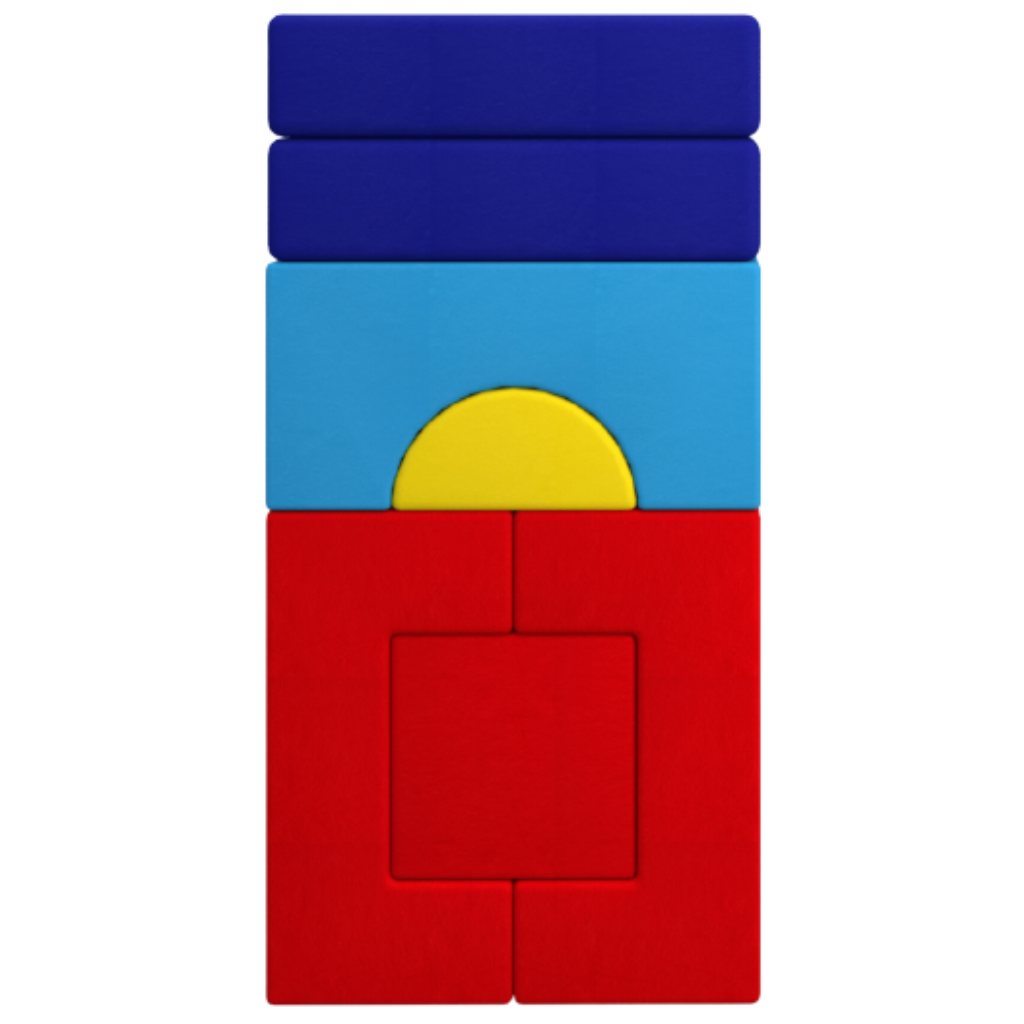 Happy Castle zestaw 3 Blue 3 Happy Castle zestaw 3 Blue