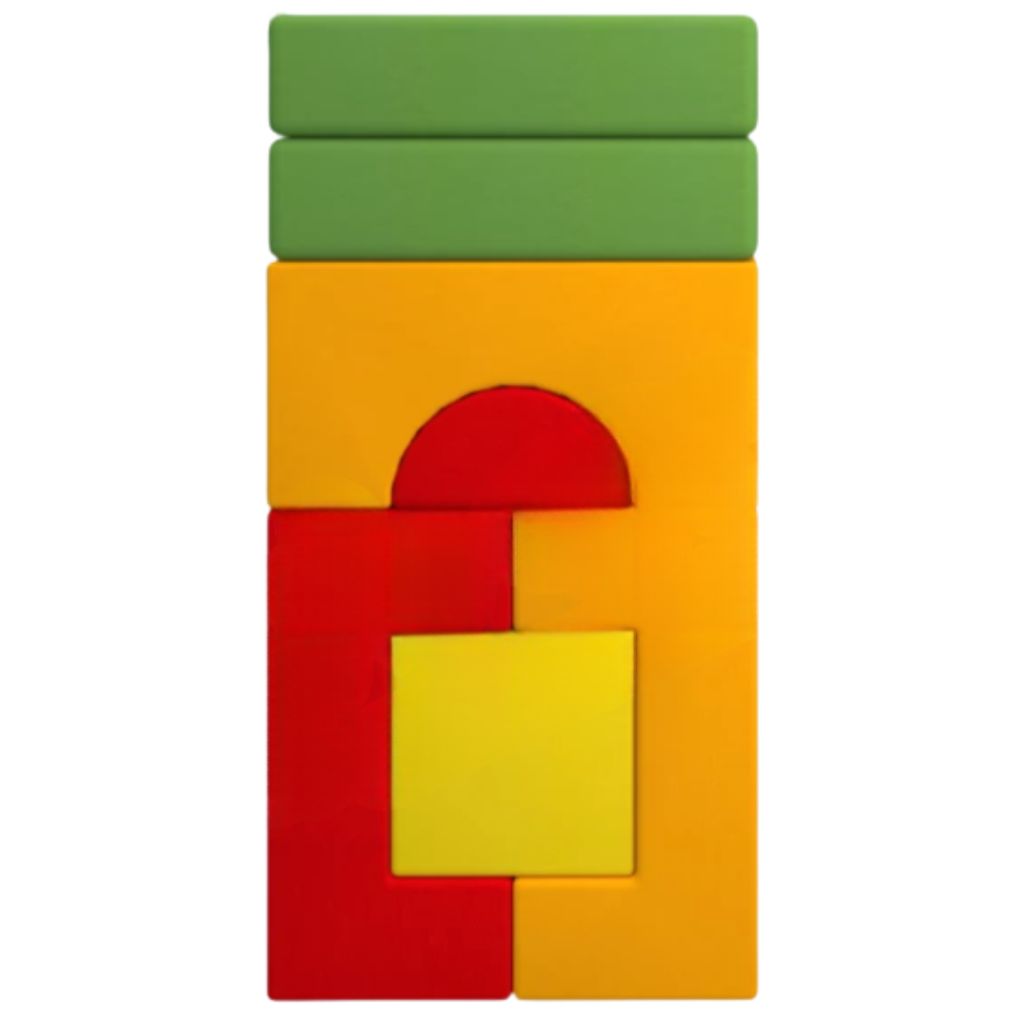 Happy Castle zestaw 3 Orange 3 Happy Castle zestaw 3 Orange