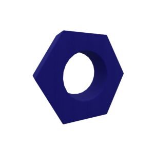 Pianka Happy Playground sześciokąt 1200x600x300 Meditap 24 - Tkanina