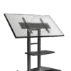 Mobilny stojak dla TV lub panelu interaktywnego 32"-65" maks 60 kg, pochyły, czarny TS1330 2 Mobilny stojak dla TV lub panelu interaktywnego 32"-65" maks 60 kg, pochyły, czarny TS1330 -